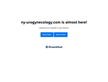 Tablet Screenshot of ny-urogynecology.com